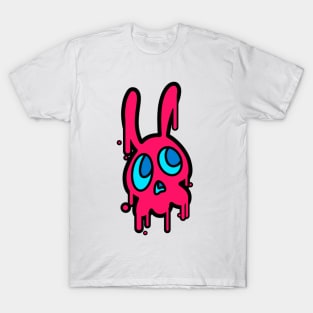 Graffiti Bunny Skull T-Shirt